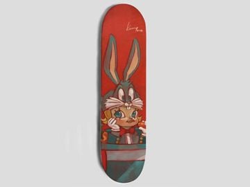 Looney Tunes Get Animated Bugs Bunny (Kenny Wong) Skateboard Deck