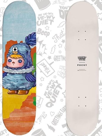Looney Tunes Get Animated Road Runner (Pucky) Skateboard Deck