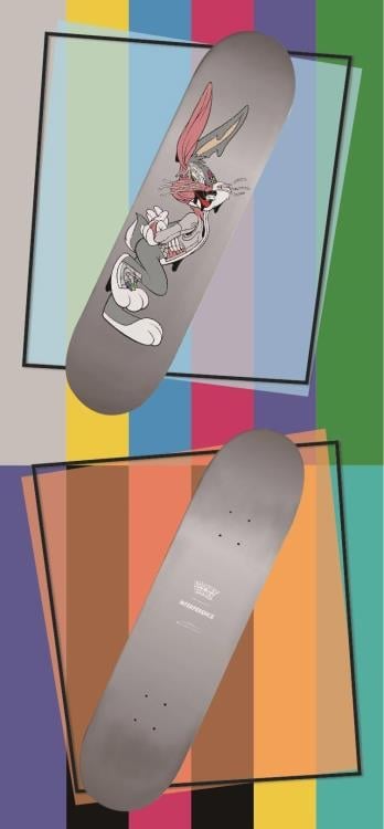Looney Tunes Get Animated Bugs Bunny (Pat Lee) Skateboard Deck