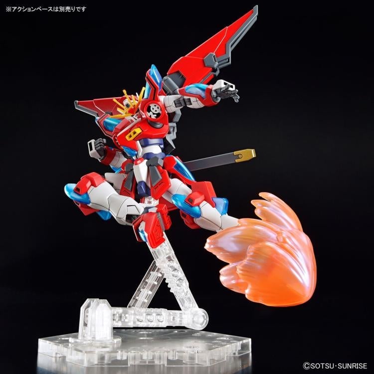 Gundam Build Metaverse HGGBM Shin Burning Gundam 1/144 Scale Model Kit Gallery Image 7