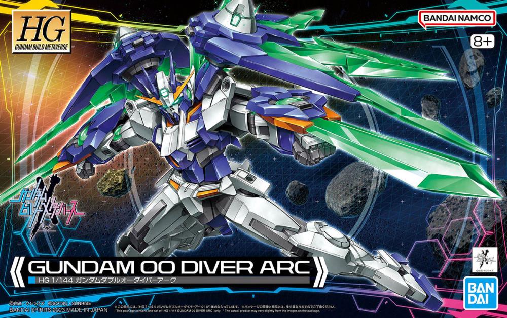 Gundam Build Metaverse HGGBM Gundam 00 Diver Arc 1/144 Scale Model Kit Gallery Image 11