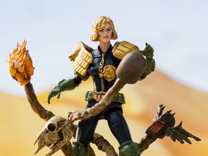 2000 AD Exquisite Mini Series Judge Anderson vs. The Dark Judges 1:18 Scale Figure Gallery Image 1