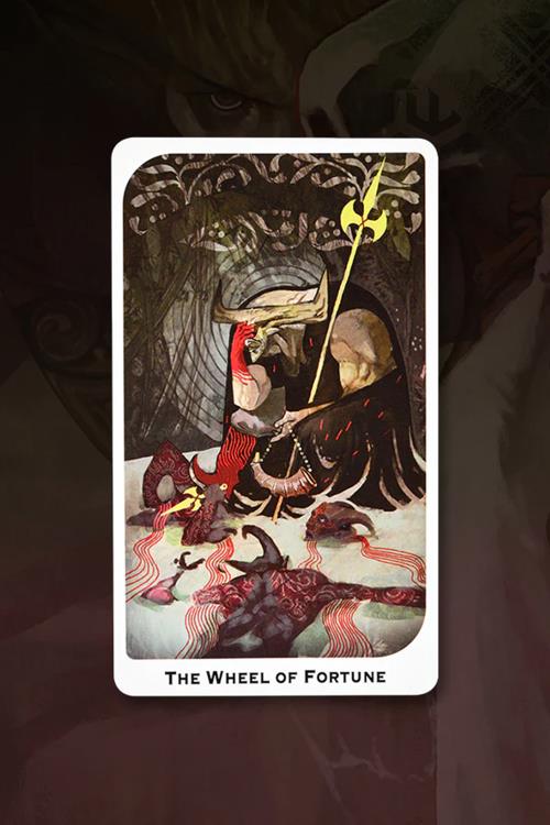Dragon Age Iron Bull: Wheel of Fortune Tarot Limited Edition Statue Gallery Image 5