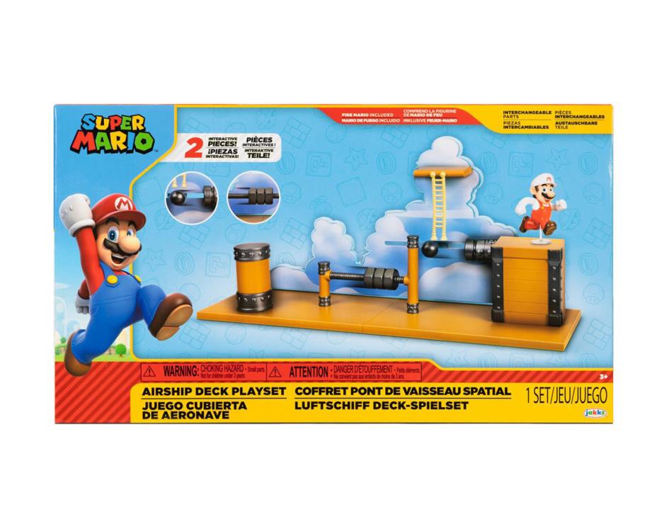 World of Nintendo Mario World Airship Deck 2.5-Inch Scale Playset Gallery Image 5