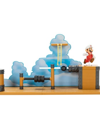 World of Nintendo Mario World Airship Deck 2.5-Inch Scale Playset Gallery Image 2