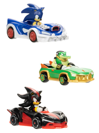 Sonic The Hedgehog Wave 4 Set of 3 Die-Cast 1/64 Scale Vehicles