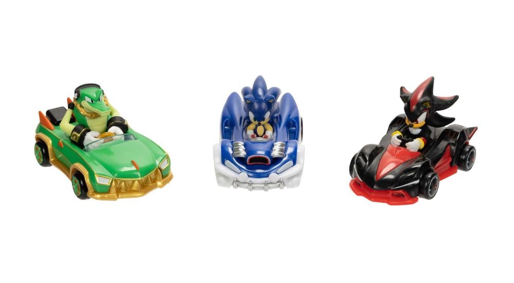 Sonic The Hedgehog Wave 4 Set of 3 Die-Cast 1/64 Scale Vehicles
