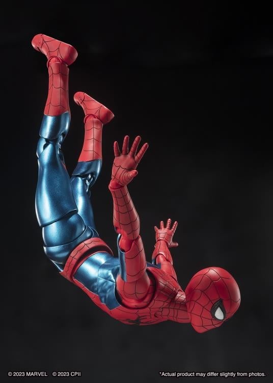Spider-Man: No Way Home S.H.Figuarts Spider-Man (New Red & Blue Suit) Action Figure Gallery Image 7