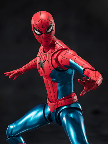 Spider-Man: No Way Home S.H.Figuarts Spider-Man (New Red & Blue Suit) Action Figure Gallery Image 2