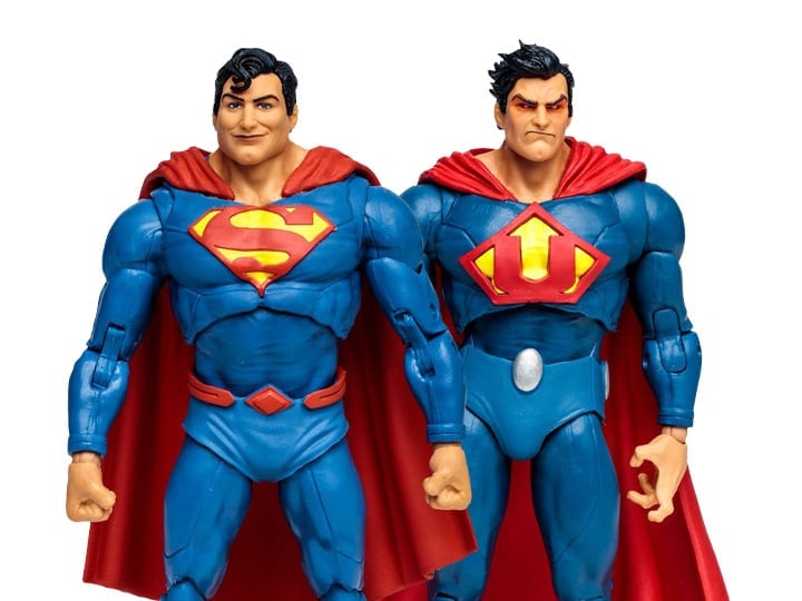 DC Multiverse Superman vs Superman of Earth-3 with Atomica Figure Two-Pack Gallery Image 1