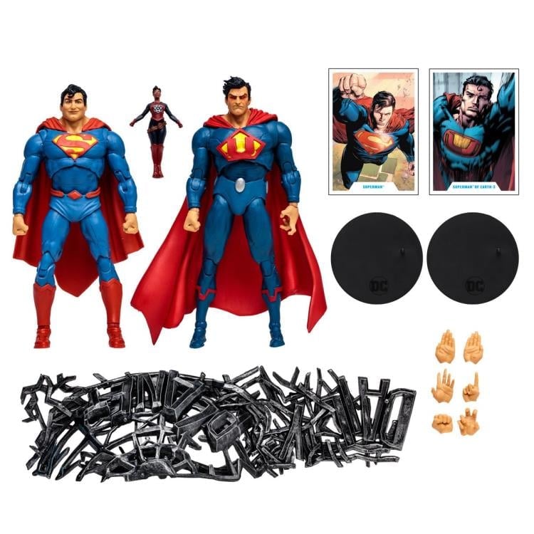 DC Multiverse Superman vs Superman of Earth-3 with Atomica Figure Two-Pack Gallery Image 15
