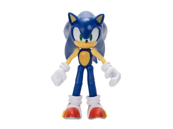 Sonic The Hedgehog Modern Sonic with Skateboard 4-Inch Scale Figure Gallery Image 1