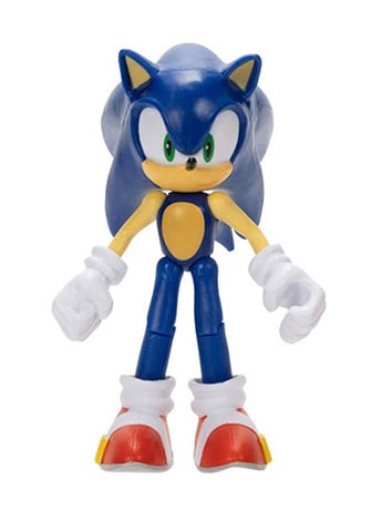 Sonic The Hedgehog Modern Sonic with Skateboard 4-Inch Scale Figure Gallery Image 2