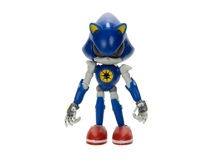 Sonic The Hedgehog Modern Metal Sonic w/ Trap Spring 4-Inch Scale Figure Gallery Image 1