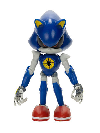 Sonic The Hedgehog Modern Metal Sonic w/ Trap Spring 4-Inch Scale Figure Gallery Image 2