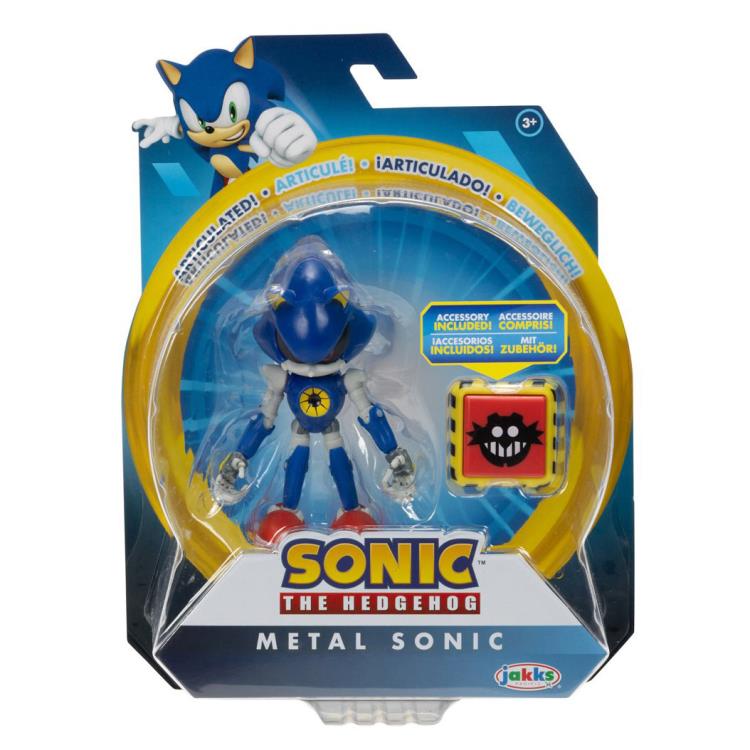 Sonic The Hedgehog Modern Metal Sonic w/ Trap Spring 4-Inch Scale Figure Gallery Image 4