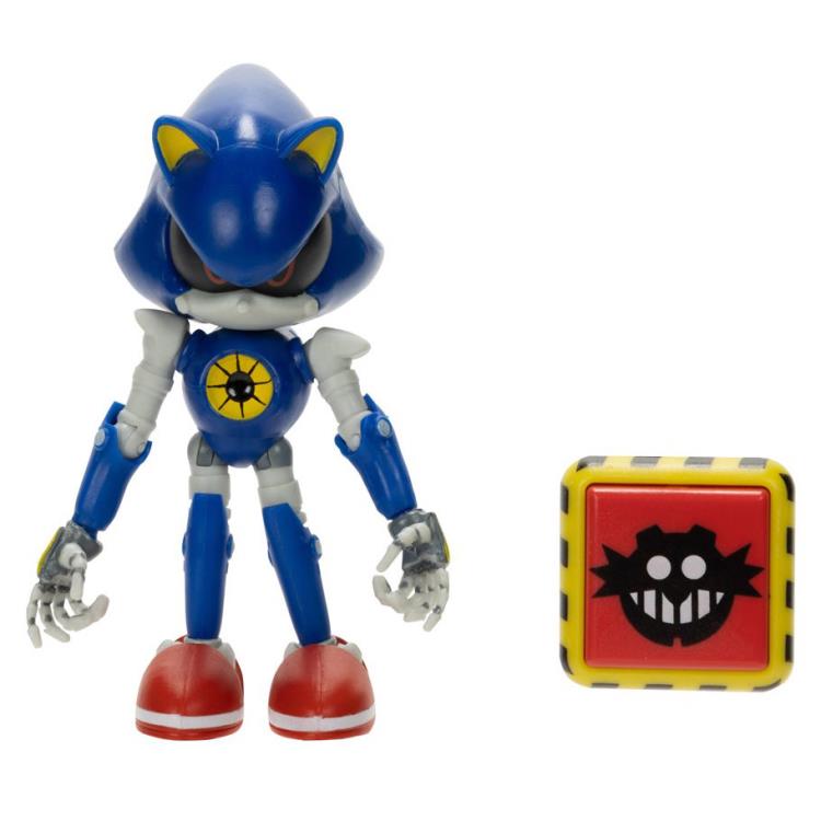 Sonic The Hedgehog Modern Metal Sonic w/ Trap Spring 4-Inch Scale Figure Gallery Image 3