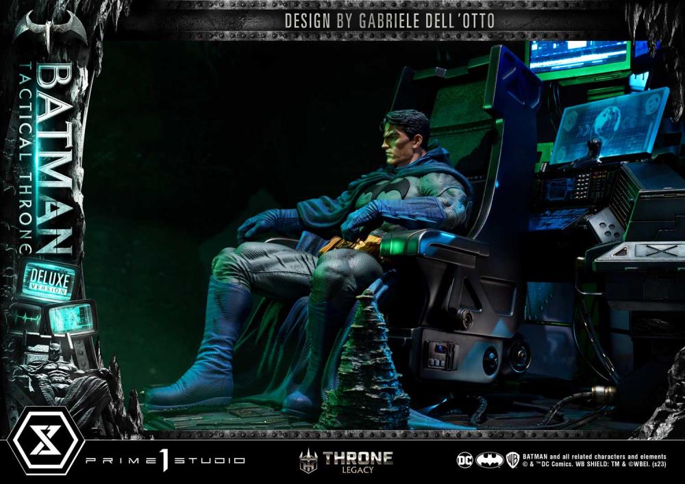 DC Comics Throne Legacy Collection Batman Tactical Throne (Deluxe Ver.) 1/4 Scale Statue Gallery Image 22