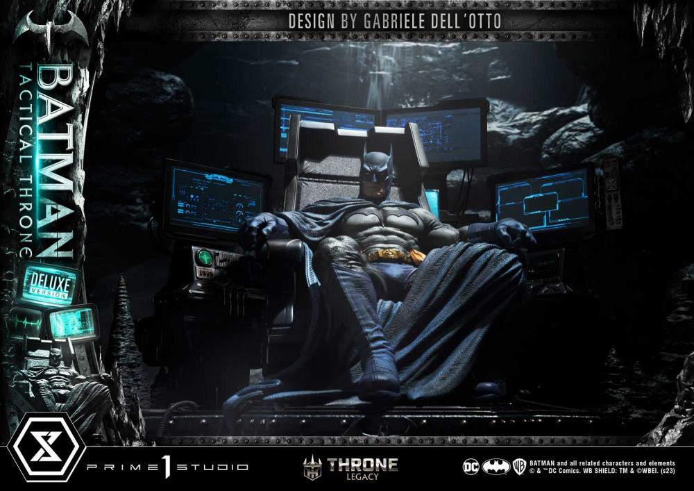 DC Comics Throne Legacy Collection Batman Tactical Throne (Deluxe Ver.) 1/4 Scale Statue Gallery Image 27