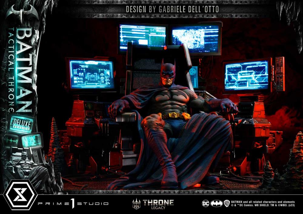DC Comics Throne Legacy Collection Batman Tactical Throne (Deluxe Ver.) 1/4 Scale Statue Gallery Image 4