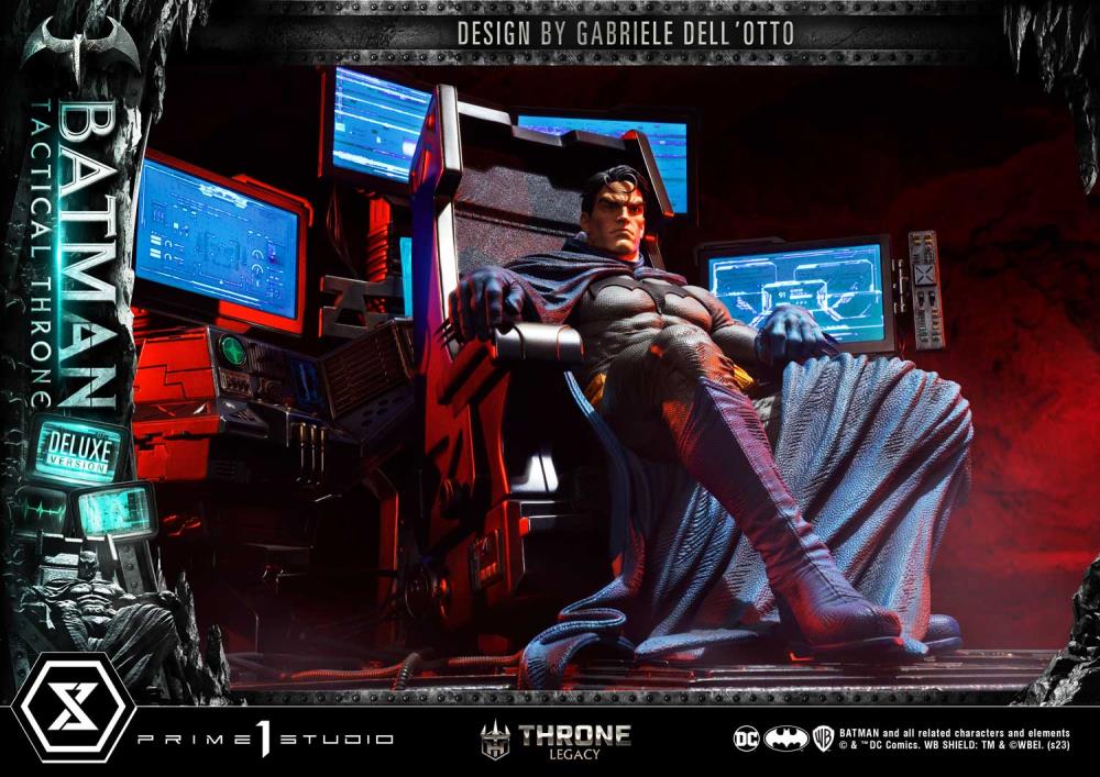 DC Comics Throne Legacy Collection Batman Tactical Throne (Deluxe Ver.) 1/4 Scale Statue Gallery Image 14