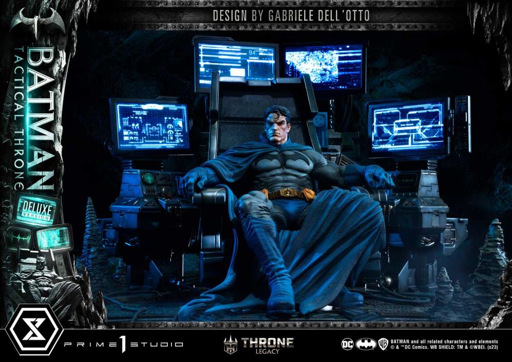 DC Comics Throne Legacy Collection Batman Tactical Throne (Deluxe Ver.) 1/4 Scale Statue Gallery Image 21