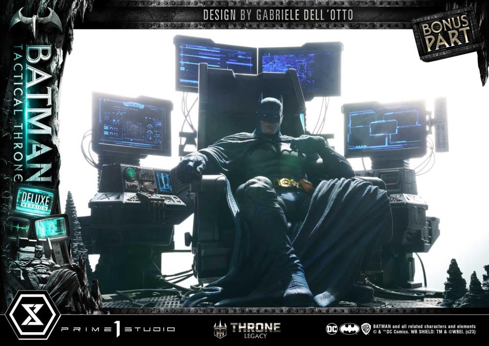 DC Comics Throne Legacy Collection Batman Tactical Throne (Deluxe Bonus Ver.) 1/4 Scale Statue Gallery Image 12