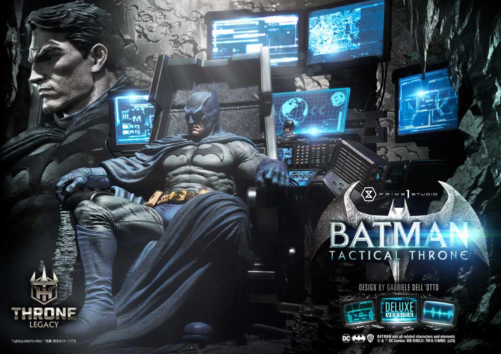 DC Comics Throne Legacy Collection Batman Tactical Throne (Deluxe Bonus Ver.) 1/4 Scale Statue Gallery Image 18
