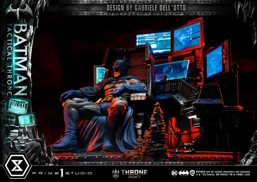 DC Comics Throne Legacy Collection Batman Tactical Throne (Deluxe Bonus Ver.) 1/4 Scale Statue Gallery Image 22