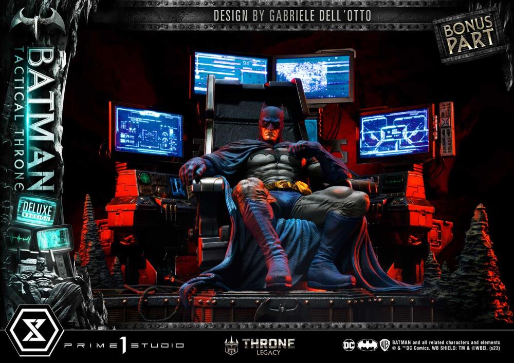 DC Comics Throne Legacy Collection Batman Tactical Throne (Deluxe Bonus Ver.) 1/4 Scale Statue Gallery Image 20