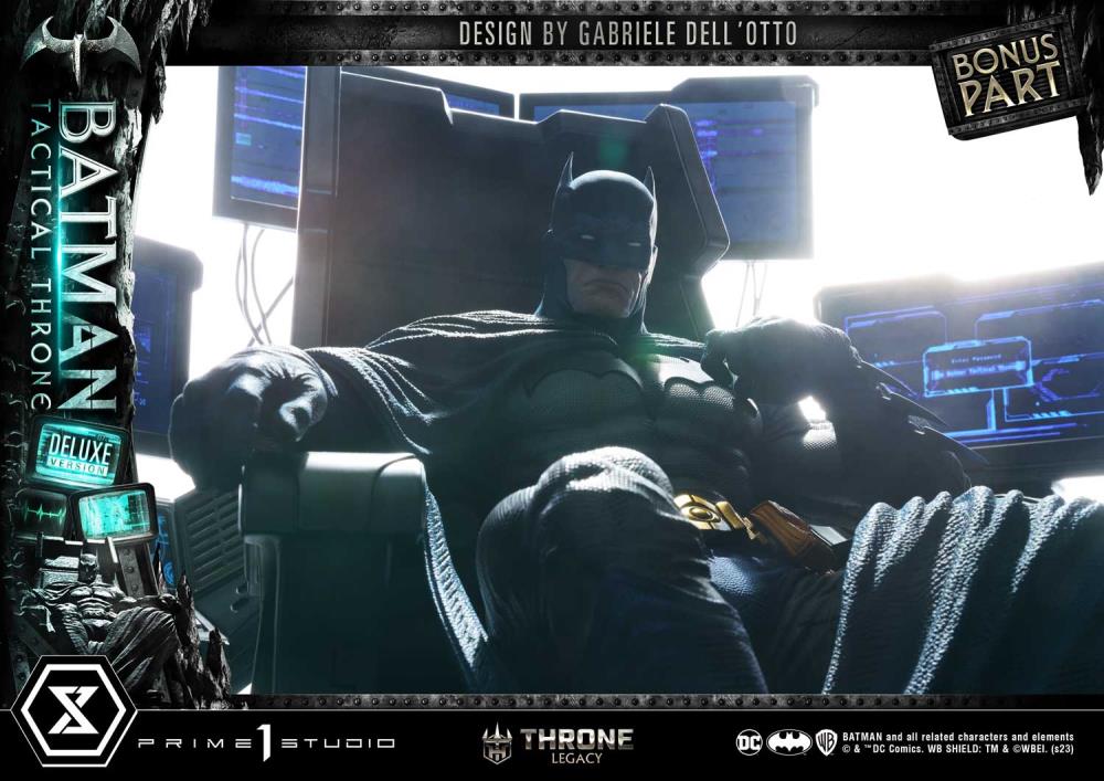 DC Comics Throne Legacy Collection Batman Tactical Throne (Deluxe Bonus Ver.) 1/4 Scale Statue Gallery Image 11