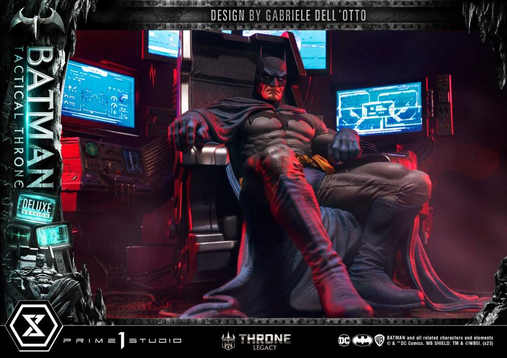 DC Comics Throne Legacy Collection Batman Tactical Throne (Deluxe Bonus Ver.) 1/4 Scale Statue Gallery Image 24
