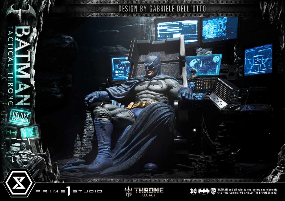DC Comics Throne Legacy Collection Batman Tactical Throne (Deluxe Bonus Ver.) 1/4 Scale Statue Gallery Image 4