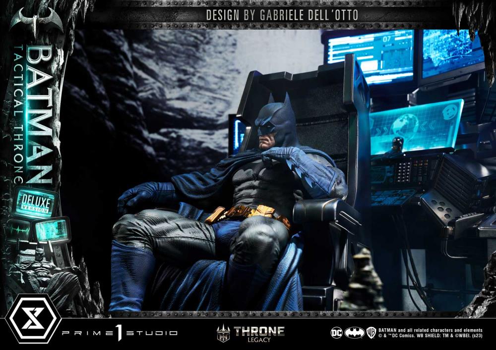 DC Comics Throne Legacy Collection Batman Tactical Throne (Deluxe Bonus Ver.) 1/4 Scale Statue Gallery Image 5