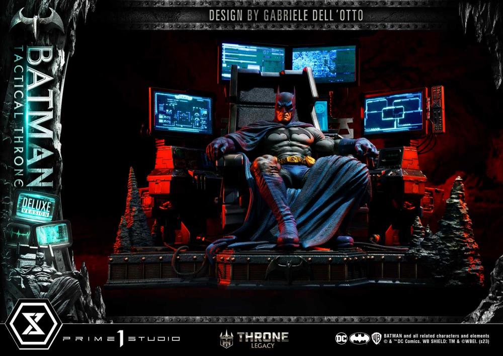 DC Comics Throne Legacy Collection Batman Tactical Throne (Deluxe Bonus Ver.) 1/4 Scale Statue Gallery Image 19