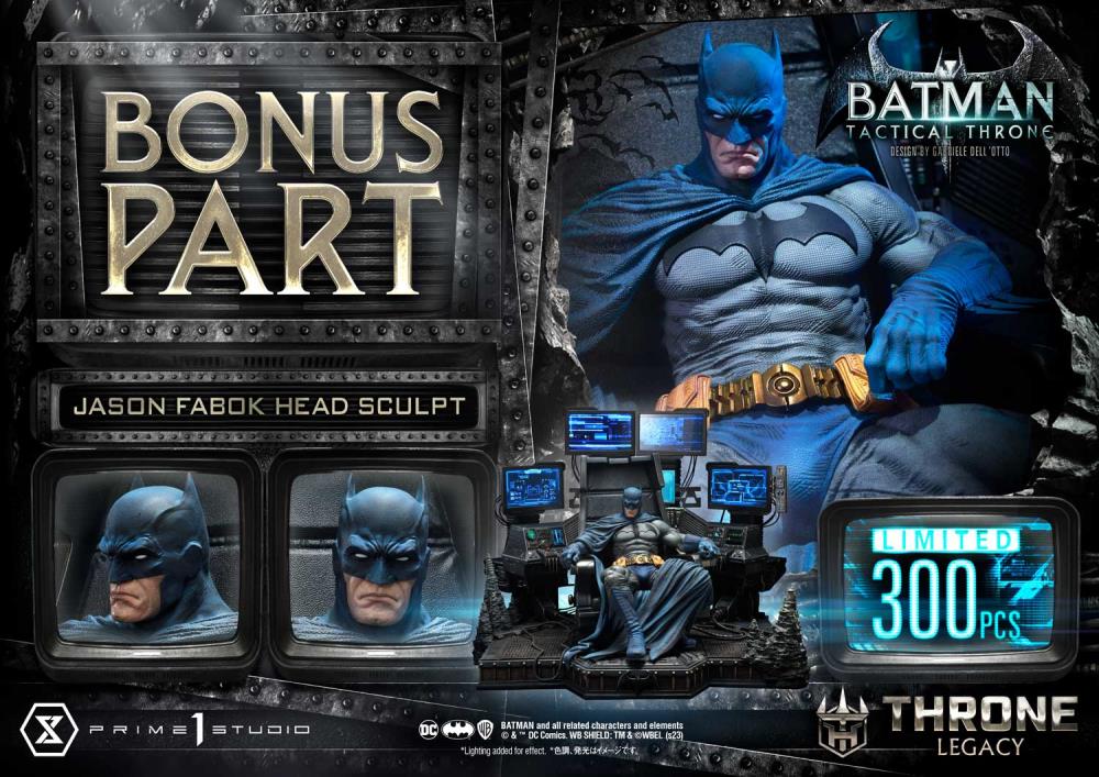 DC Comics Throne Legacy Collection Batman Tactical Throne (Deluxe Bonus Ver.) 1/4 Scale Statue Gallery Image 68