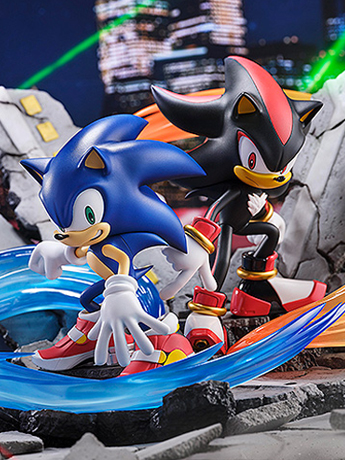 Sonic Adventure 2 S-Fire Sonic and Shadow Figure
