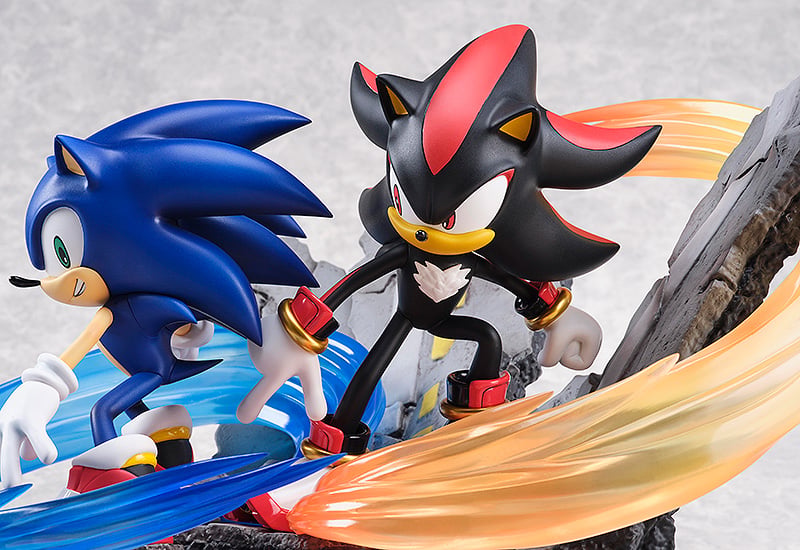 Sonic Adventure 2 S-Fire Sonic and Shadow Figure