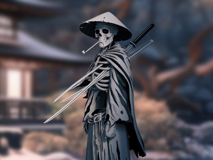 Shadowed Samurai Art Collectible Figure