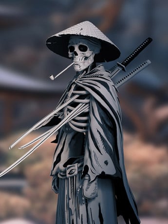火光サムライ シークレットセット Shadowed Samurai Art Collectible Figure
