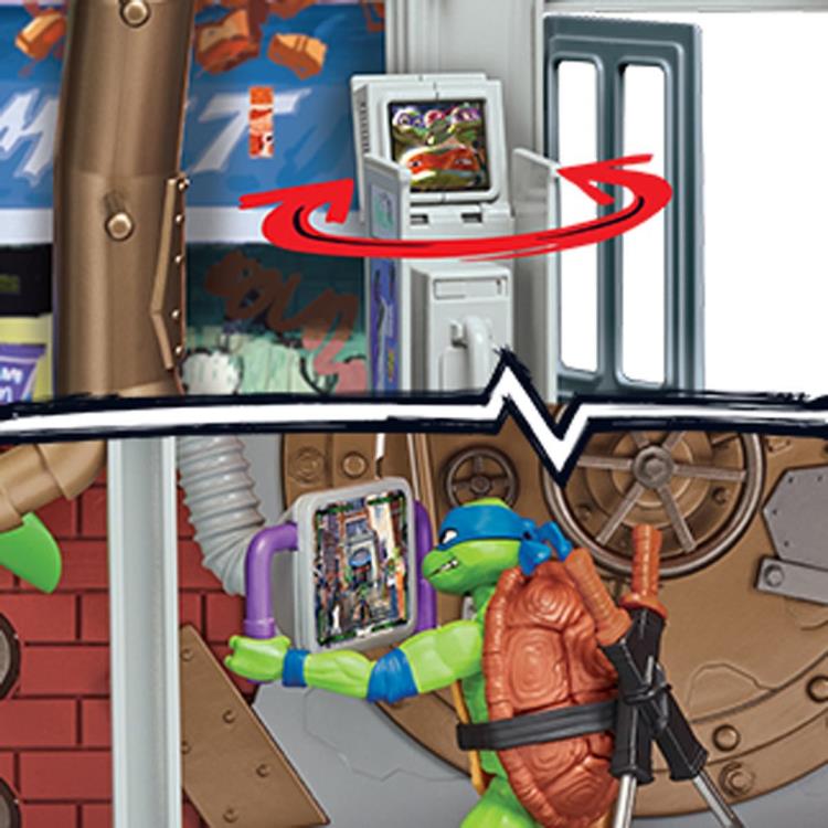 Teenage Mutant Ninja Turtles: Mutant Mayhem Sewer Lair Playset Gallery Image 6
