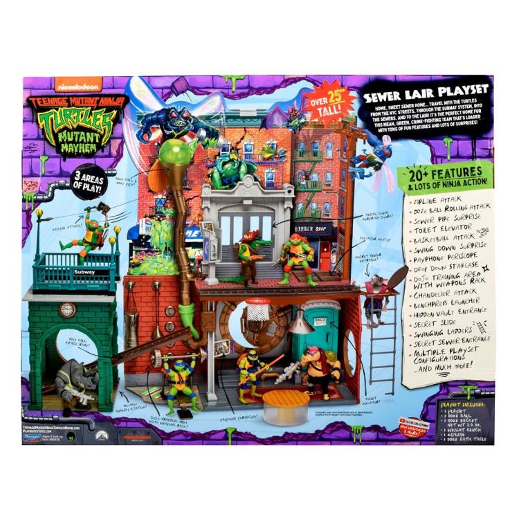 Teenage Mutant Ninja Turtles: Mutant Mayhem Sewer Lair Playset Gallery Image 14
