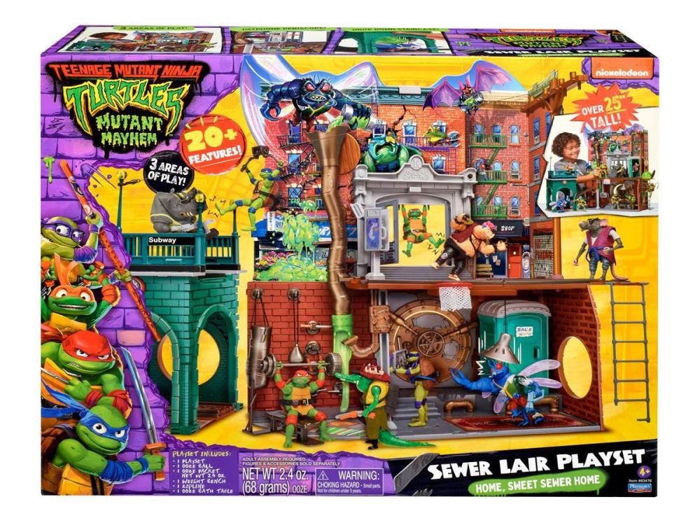 Teenage Mutant Ninja Turtles: Mutant Mayhem Sewer Lair Playset Gallery Image 12