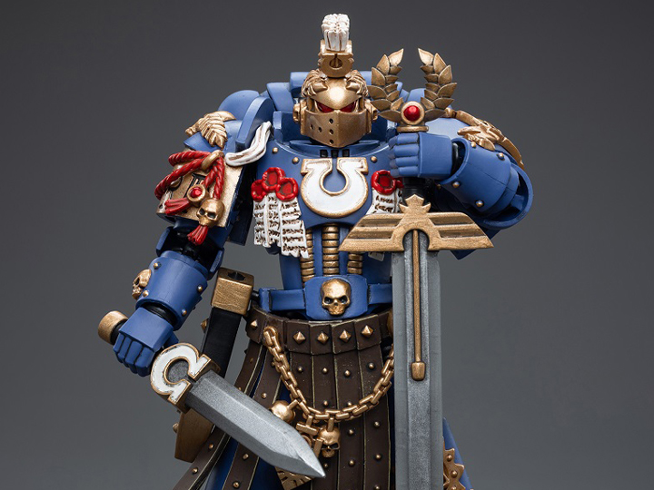 Warhammer 40K Ultramarines Honor Guard Chapter Champion 1/18 Scale Figure Gallery Image 1
