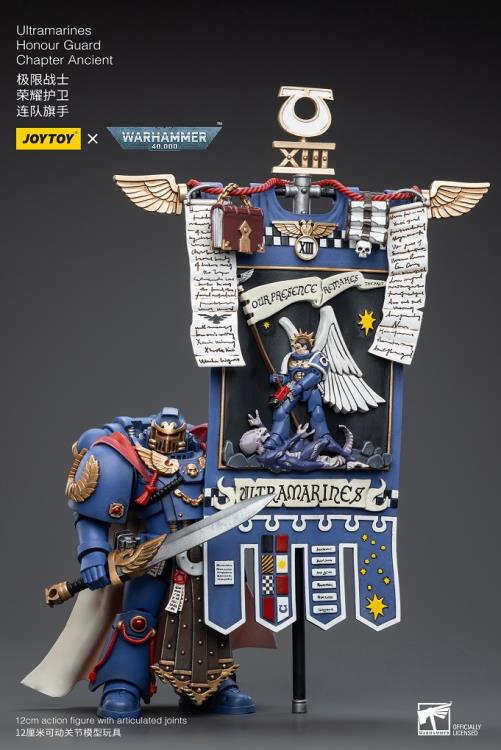 Warhammer 40K Ultramarines Honor Guard Chapter Ancient 1/18 Scale Figure Gallery Image 9