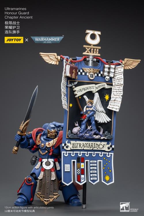 Warhammer 40K Ultramarines Honor Guard Chapter Ancient 1/18 Scale Figure Gallery Image 6