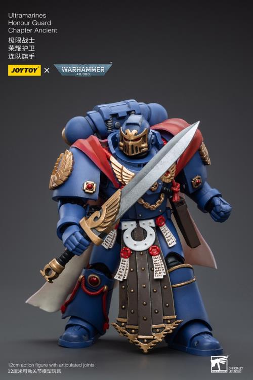 Warhammer 40K Ultramarines Honor Guard Chapter Ancient 1/18 Scale Figure Gallery Image 5