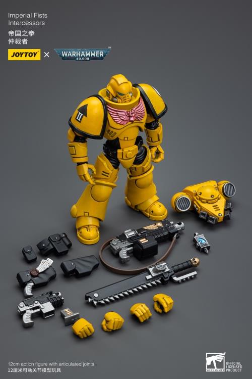 Warhammer 40K Imperial Fists Intercessors (Ver. 2) 1/18 Scale Action Figure Gallery Image 12