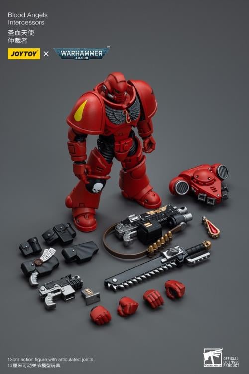 Warhammer 40K Blood Angels Intercessors (Ver. 2) 1/18 Scale Action Figure Gallery Image 11