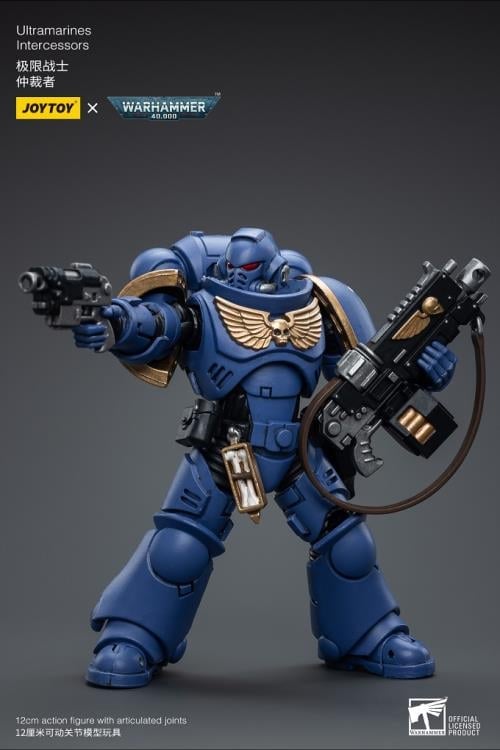 Warhammer 40K Ultramarines Intercessors (Ver. 2) 1/18 Scale Action Figure Gallery Image 5